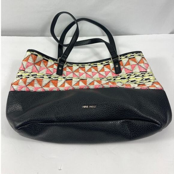 Nine West Woven Detail Shoulder Bag - Picture 1 of 6